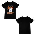 thumbnail image 4 of Women's Crew Neck Fall Halloween Boo Sheet Spooky Graphic Casual Thanksgiving Tops, 4 of 5