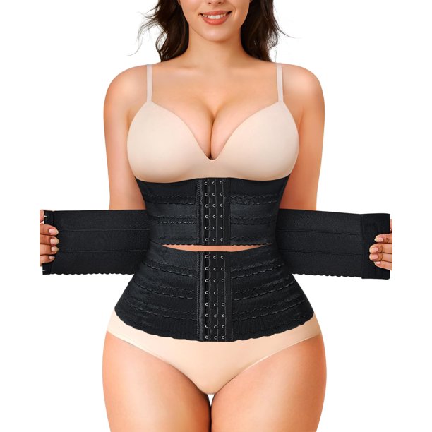Corsé Faja Reductora Moldeadora LODAY Cinturilla Negra Talle S