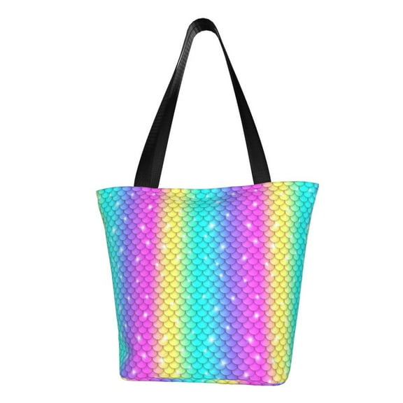 Easygdp Rainbow Scales2 Shoulder Bags for Women,Crossbody Bags Shoulder Purse Handbag for Women