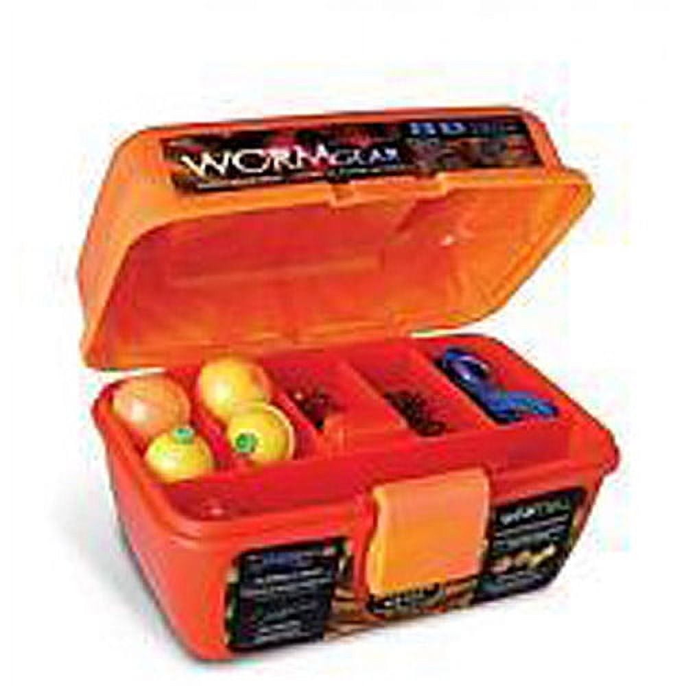 South Bend® WormGear Tackle Box including 88 Pieces, Orange
