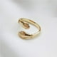 thumbnail image 4 of Minnieouse Anillo de abrazo de pareja, anillo de abrazo de amor de Plata de Ley 925, anillo abierto ajustable Retro, regalo para mujer, madre, esposa, Ropa, zapatos y accesorios Miscelánea Dorado Minnieouse AP007441-01, 4 of 6
