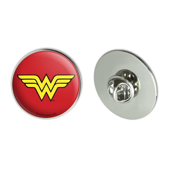 Wonder Woman Classic Logo Metal 1.1" Tie Tack Hat Lapel Pin Pinback