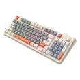 thumbnail image 4 of Teclado para juegos RGB, teclado de oficina 94 teclas Plug and Play Compact Quiet Silent Rainbow LED Teclado retroiluminado para computadora para Baoblaze Teclado para juegos, 4 of 8