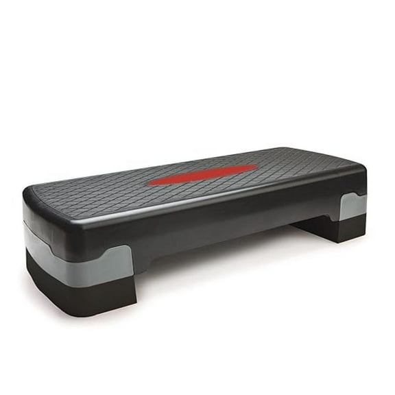 Aerobic Step Platform - Adjustable Height 4-6 Inch - Non-Slip Fitness Step for Home Gym - Durable Polypropylene - 25" x 9" Step Surface