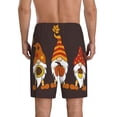 thumbnail image 3 of Fotbe Fall Gnomes Pajama Shorts for Men, Men's Pajama Bottoms, Sleepwear,Short Pajama Pants-XX-Large, 3 of 9