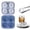 E, variant on 1pc Golf Ball Ice Mold Kitchen Ice Grid Freezer Tray For Daily Use Color13