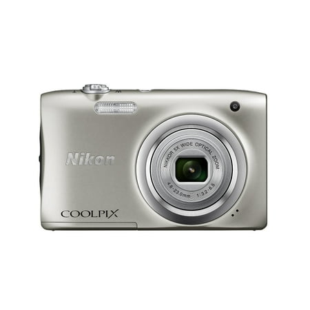 Nikon Coolpix A100 20MP Digital Camera (Silver) International Model No