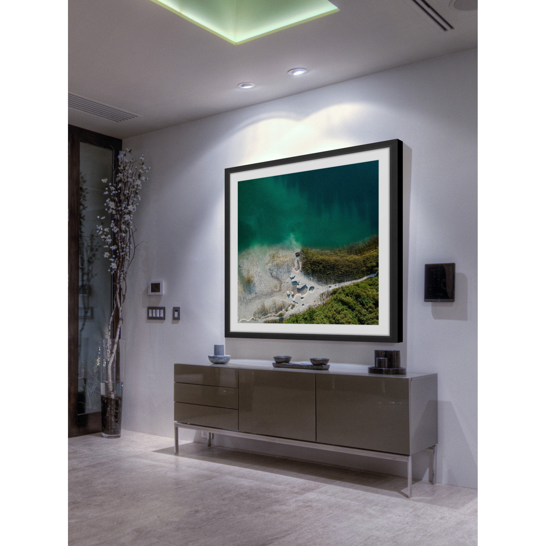 Marmont Hill "Sea Foam" by Karolis Janulis Framed Painting Print