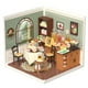 thumbnail image 1 of Kit de casa en miniatura ROBOTIME DIY, casa de plástico con LED Sweet Sips Tea, 1 of 7