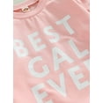 thumbnail image 7 of Bagilaanoe Toddler Baby Girl Valentine's Day Sweatshirt Dress Long Sleeve Letter Print Pullover 6M 12M 18M 24M 3T 4T 5T Kids Loose Tee Tops, 7 of 7