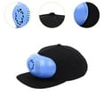 thumbnail image 6 of amagogo Sun Visor Hat with Fan 3 Speeds Empty Hat for Travel Cycling Camping Blue Hip hop hat, 6 of 9