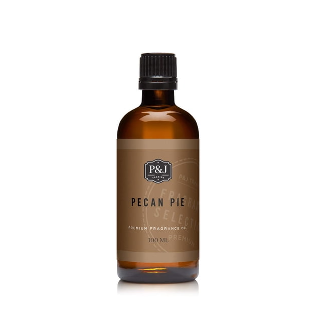 P&J Trading - Pecan Pie Scented Oil 100ml - Fragrance Oil for Candle Making, Soap Making, Diffuser Oil