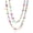 Candy Color, variant on Colorful Bead Long Necklace for Women Boho Handmade Irregular Shell Glass Beads Vintage Chunky Layered Sweater Chain Accessory Statement Jewelry