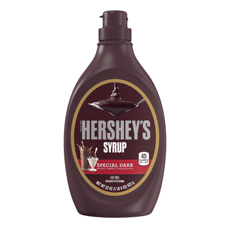 (2 Pack) Hershey's, Special Dark Chocolate Syrup, 22 (Best Chocolate Syrup Brand)
