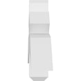 thumbnail image 3 of 84"W x 14"H x 4"D x 4"F, 4/12 Pitch, Davenport Architectural Grade PVC Gable Bracket, 3 of 8