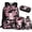 Axolotl Pink Cherry Blossom, variant on Jeiento Wolf Backpack for Boys Bookbag Ages 8-10 with Lunchbox 4 Piece School Bag Set 5th Grade Kids Book Bag Travel Rucksack