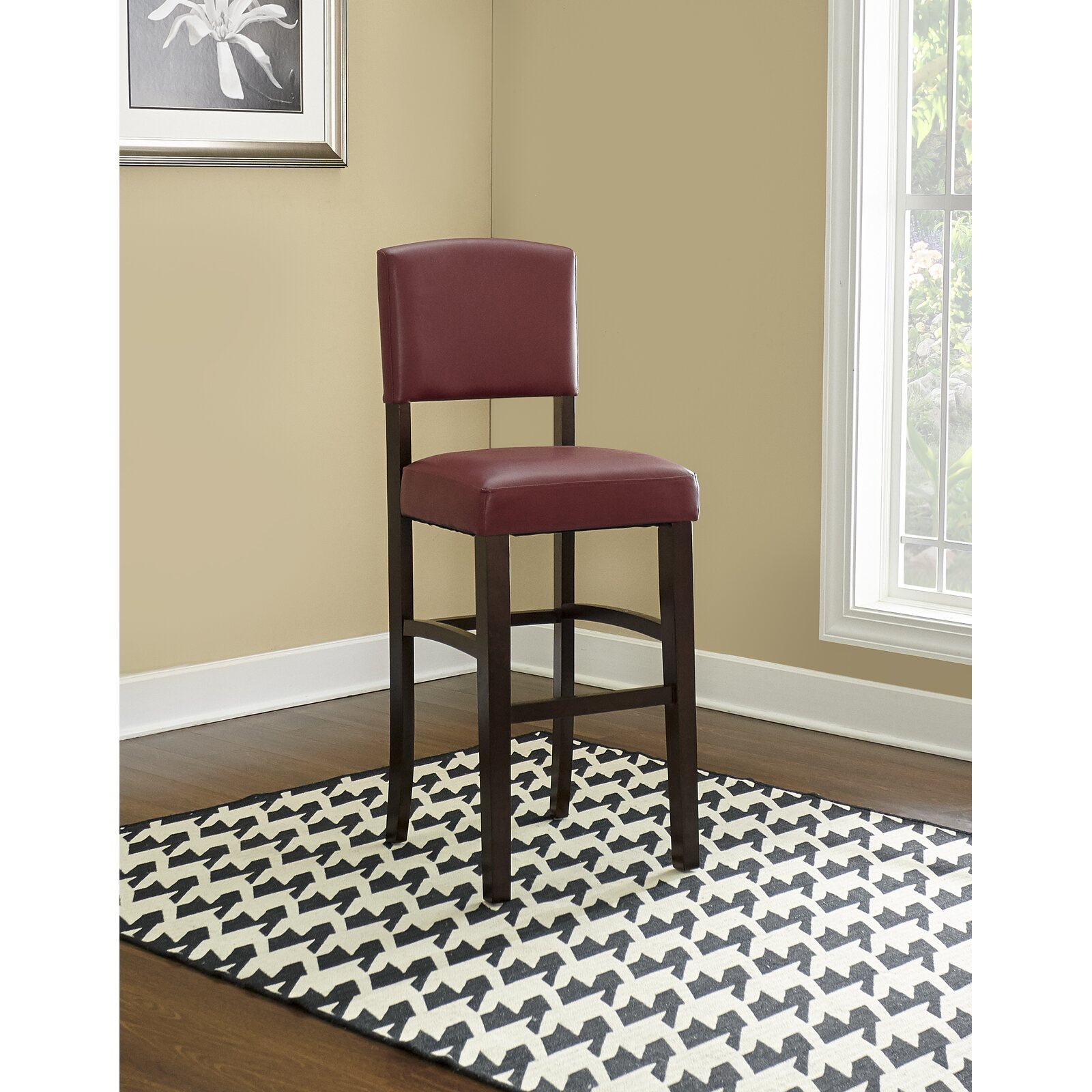Caldwell Bar Counter Stool Frame Material Solid Wood Seat Material Upholstered Walmart