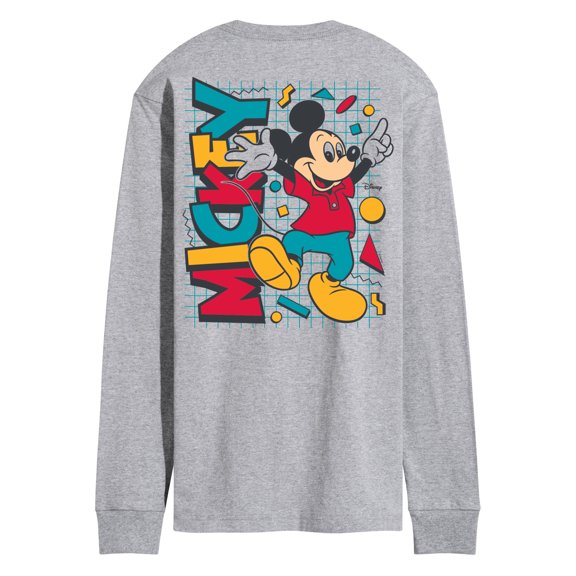 Disney - 90S Mickey - Men's Long Sleeve Graphic T-Shirt