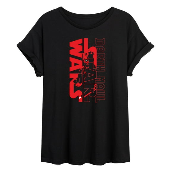 Star Wars - Darth Maul Logo - Women's Oversized Graphic T-Shirt
