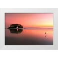 thumbnail image 1 of Li, Rob 32x23 White Modern Wood Framed Museum Art Print Titled - Sunset at the Natural Bridge-2, 1 of 4