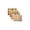 Natural Cork, variant on Ghent's Wood 36" x 60" 2 Door Enclosed Bulletin Board in Natural