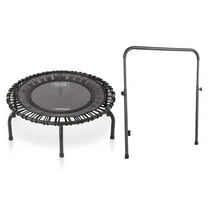 JumpSport Fitness Rebounder Mini Trampoline & Handle Bar Accessory