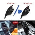 thumbnail image 4 of Left Hand Driver Car Interior Gear Shift Knob Panel Sticker Cover Replacement For BMW 5 6GT 7 X3 X4 G30 G31 G32 G11 G12, 4 of 7