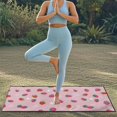 thumbnail image 5 of XYZCANDO Strawberry Delight Sweatproof Car Seat Towel Cover for Camping Beach Gym, Comfortable Non-Slip Car Seat Cover Towel, 5 of 11