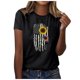 thumbnail image 2 of Fiudx Tops para Mujer Mujer Casual Verano Impresión Manga Corta Cuello Redondo Suelta Camiseta Blusa Tops, 2 of 4