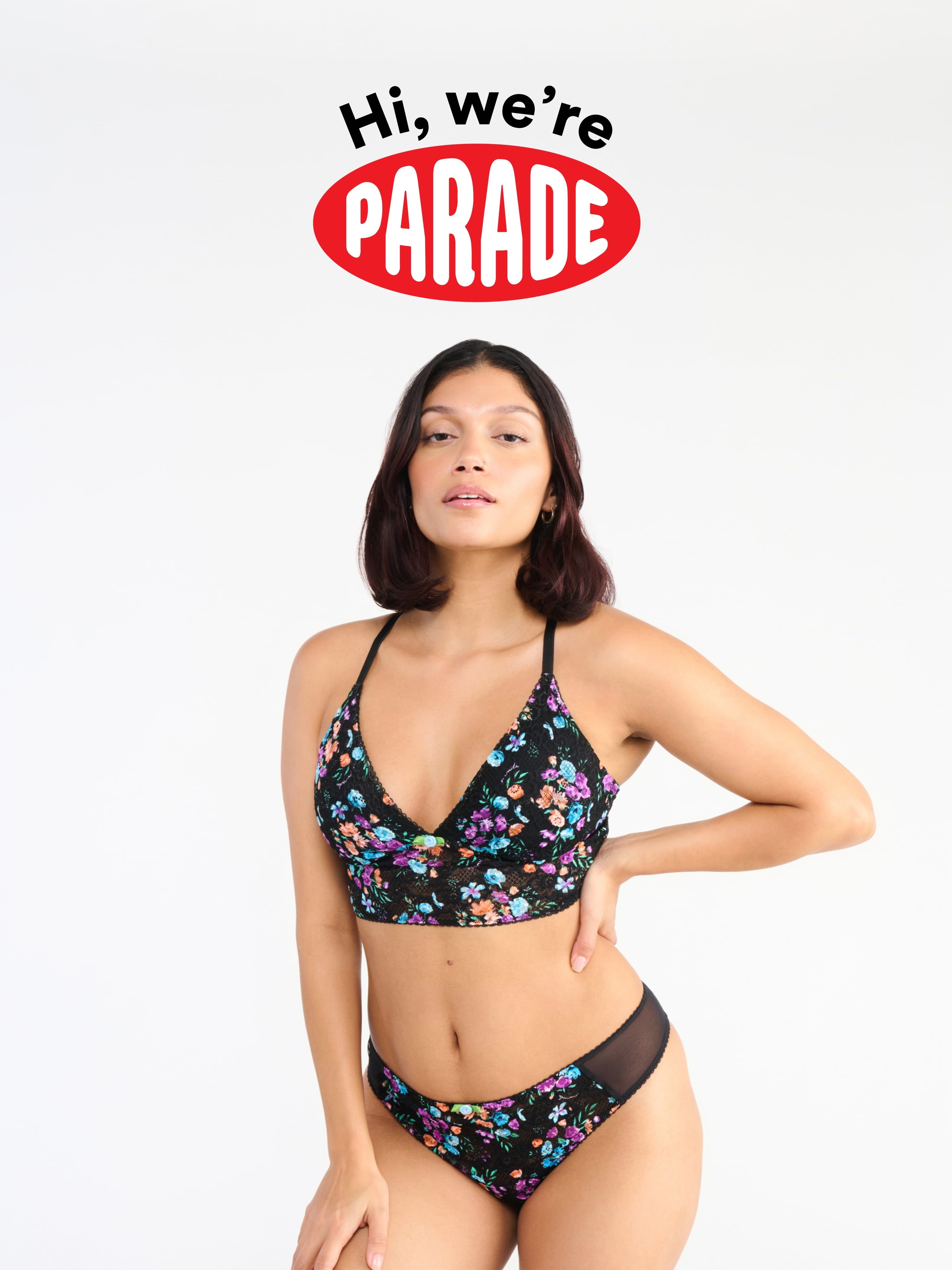 Parade Lace Thong Underwear, 3-Pack, Sizes XS to 3XL
