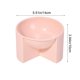 thumbnail image 3 of Comedero elevado de boca ancha antiderrames para platos para gatos | Plástico | Inclinación de 15° reduce la tensión en el cuello | Base anti-volcadas | Multicolor | Borde ancho de 14 cm | Fácil de, 3 of 6
