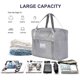 thumbnail image 4 of Bolsa de viaje, equipaje de mano de fin de semana, bolsa de fitness deportiva, bolsa de equipaje deportivo, bolso de hombro para pasar la noche MFZFUKR BST3021755-3, 4 of 5