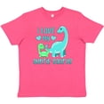 thumbnail image 3 of Inktastic I Love My Auntie-saurus Cute Brontosaurus Family Youth T-Shirt, 3 of 5