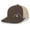 Brown/Khaki, variant on Simple Scenic Mountain Pine Tree Mens Embroidered Mesh Back Trucker Hat Baseball Cap, Black/Black