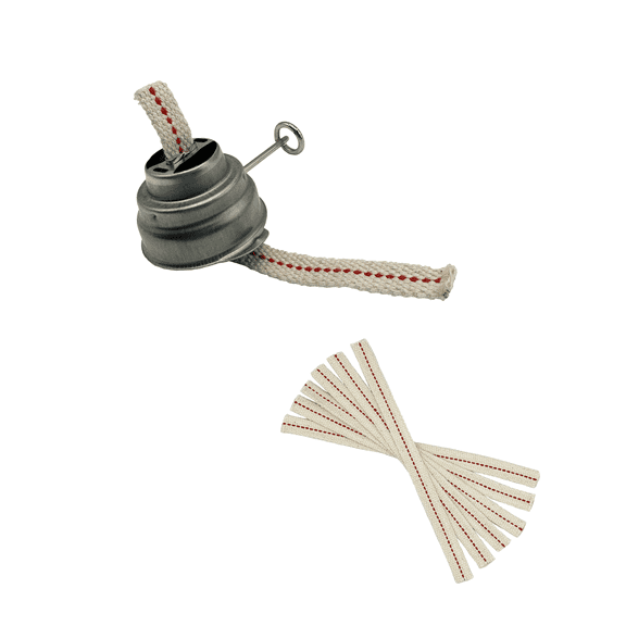Light of Mine - Dietz #76 Original Oil Lantern Replacement Kit Including Burner and 100% Cotton 1/2" Wick Strips with Genuine Red Stitch (Original)
