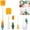 Orange, variant on Bxaolu 5-in-1 Water Bottle Cleaner Brush Set, 14.2" Long Handle Bottle Cleaning Brush, 3 Straw Brush, Removable Nipple Brush, Detail Brush for Cup Lid Gap, Orange