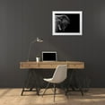 thumbnail image 3 of WildPhotoArt 24x20 White Modern Wood Framed Museum Art Print Titled - Elephant, 3 of 4