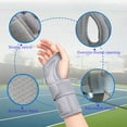 thumbnail image 5 of Teeuard Carpal Tunnel Wrist Brace for Men and Women, Adjustable Wrist Support for Right Left Hand, 5 of 8