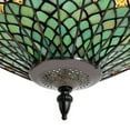 thumbnail image 5 of Tiffany Style Stained Glass Shade Pendant Light Ceiling Lamp Fixture Living Room 23.62", 5 of 21