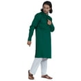 thumbnail image 3 of AtasiÂ&nbsp;Men's Henley Welt PocketÂ&nbsp;LongÂ&nbsp;KurtaÂ&nbsp;Solid Indian Ethnic Wear Clothing ForÂ&nbsp;Men's, 3 of 7