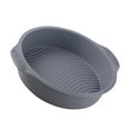 thumbnail image 5 of Round Silicone Cake Mold 4 6 8 10 Inch Silicone Mould Baking Forms Baking Tool Loaf Bread Tray Birthday Cake Dessert Pan Tools Grey, 5 of 9