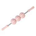 thumbnail image 1 of BELOVING Massage Roller Compact Practical Ergonomic Multifunctional for Foot Legs Arm Three Ball Pink, 1 of 10