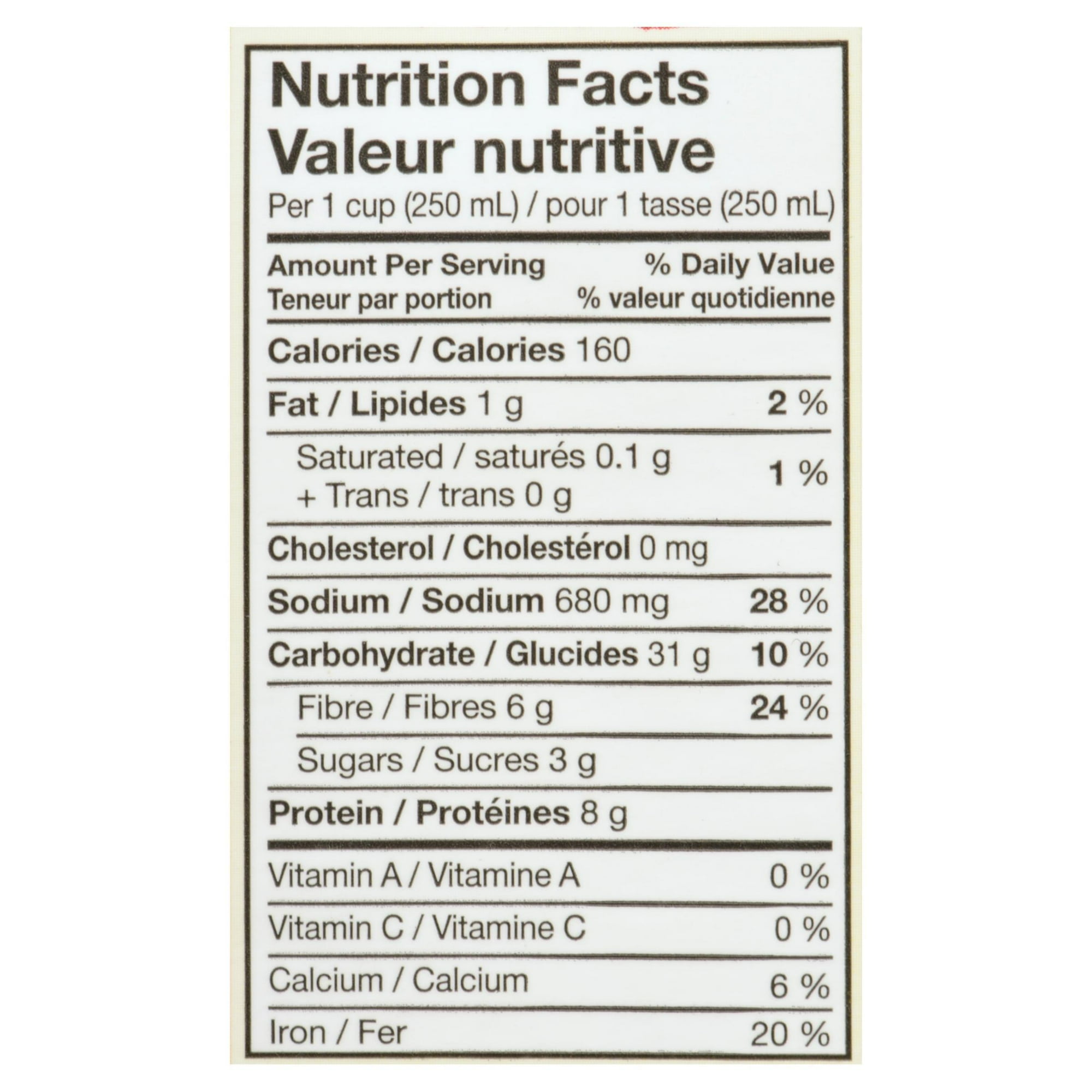 Pacific Foods Soupe Legumes Lentilles Poivrons Rouges