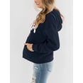 thumbnail image 2 of Sudadera REVETRO USA Flag Print Manga Larga Azul Marino, 2 of 3