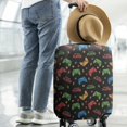 thumbnail image 2 of Multicolor Controllers Games Text Black Pattern Luggage Cover Fashion Suitcase Cover Baggage Covers Fit 25-28 Inch Luggage (Go Travel), 2 of 5