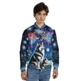 thumbnail image 4 of Happy New Year Alaskan Malamute Family Cheer Winter Midnight Firework All Over Print 3D Baseball Jacket Alaska Mal Dog Lovers Gifts Bomber Jacket Softball - 02025, 4 of 6