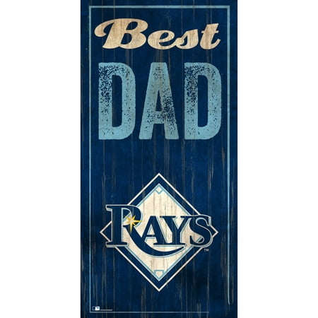 Tampa Bay Rays 6'' x 12'' Best Dad Sign - No Size