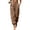 *Brown, variant on ClodeEU Women's High Waist Button Tapered Dress Pants with Pockets,Business Casual Work Trousers Black,Women's Plus L
