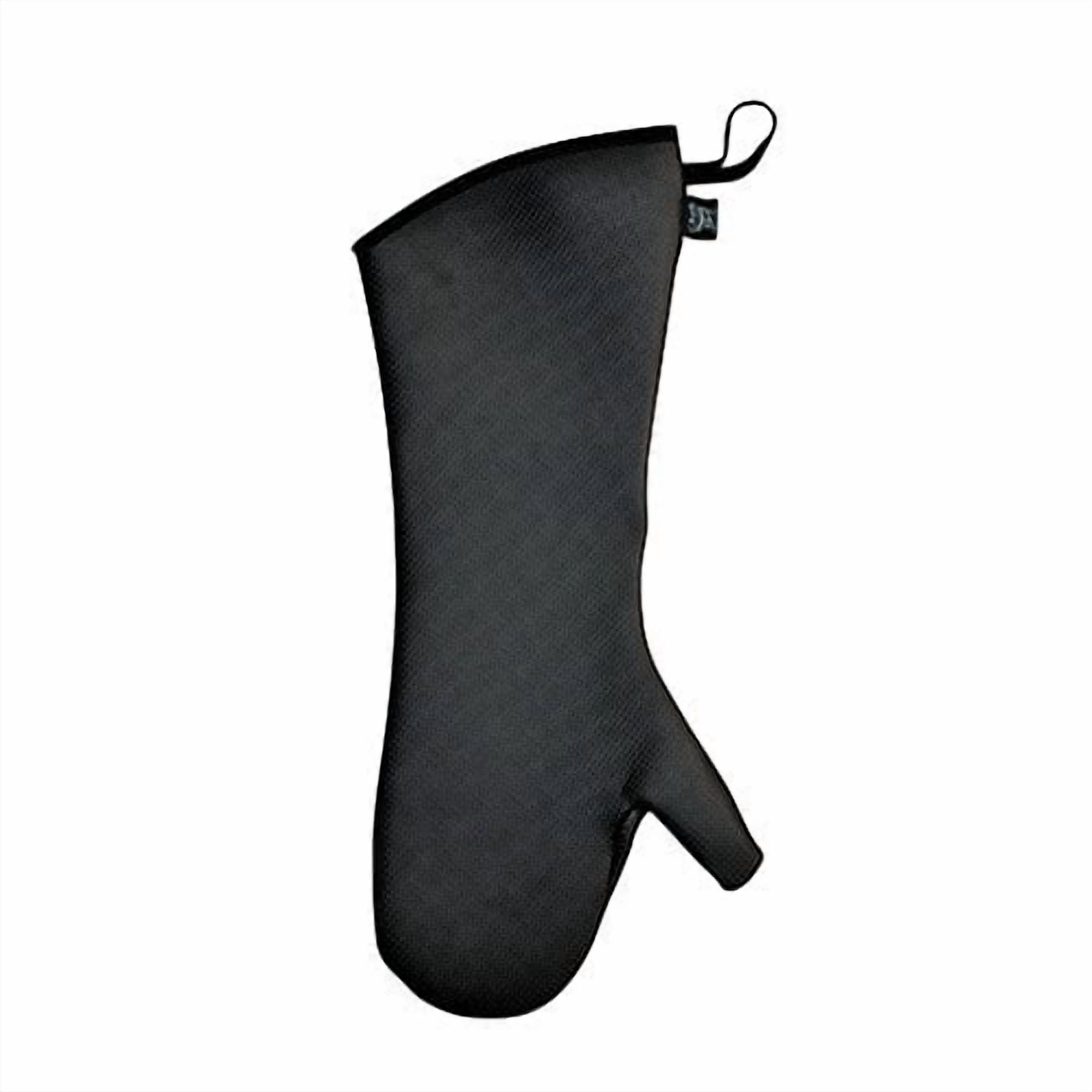 Ultigrips Conventional Oven Mitt - Protects to 500F - 17" - Black