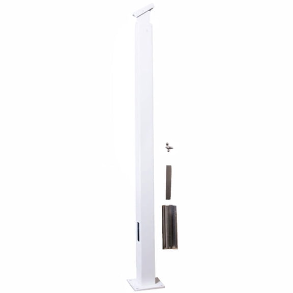 Vista Aluminum Post White